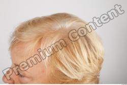 Head Woman White Chubby Wrinkles Female Studio Poses